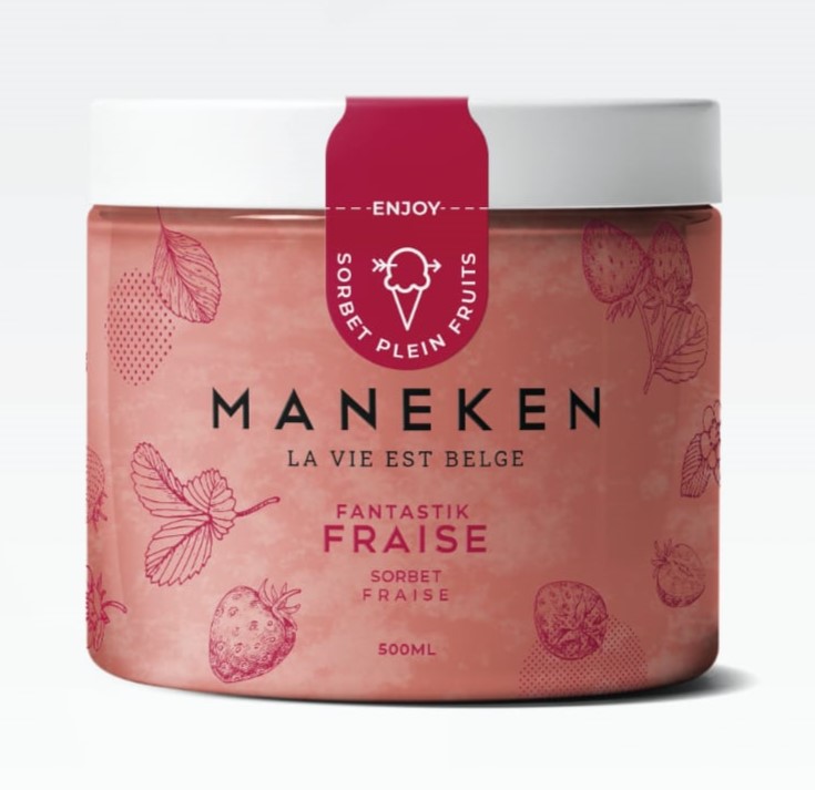MANEKEN 500  ML FANTASTIK  FRAISE