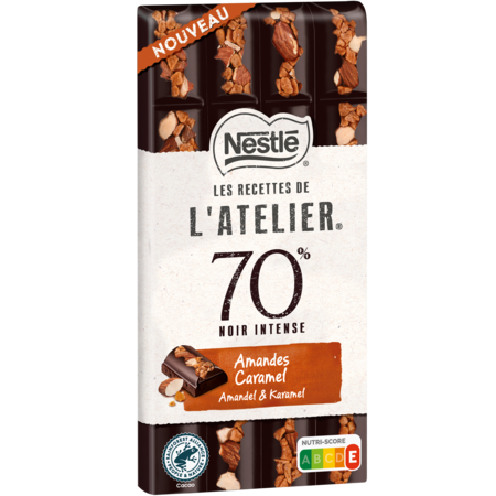 CHOCOLAT 70% CACAO CREME BRULEE CREATION LINDT 100G