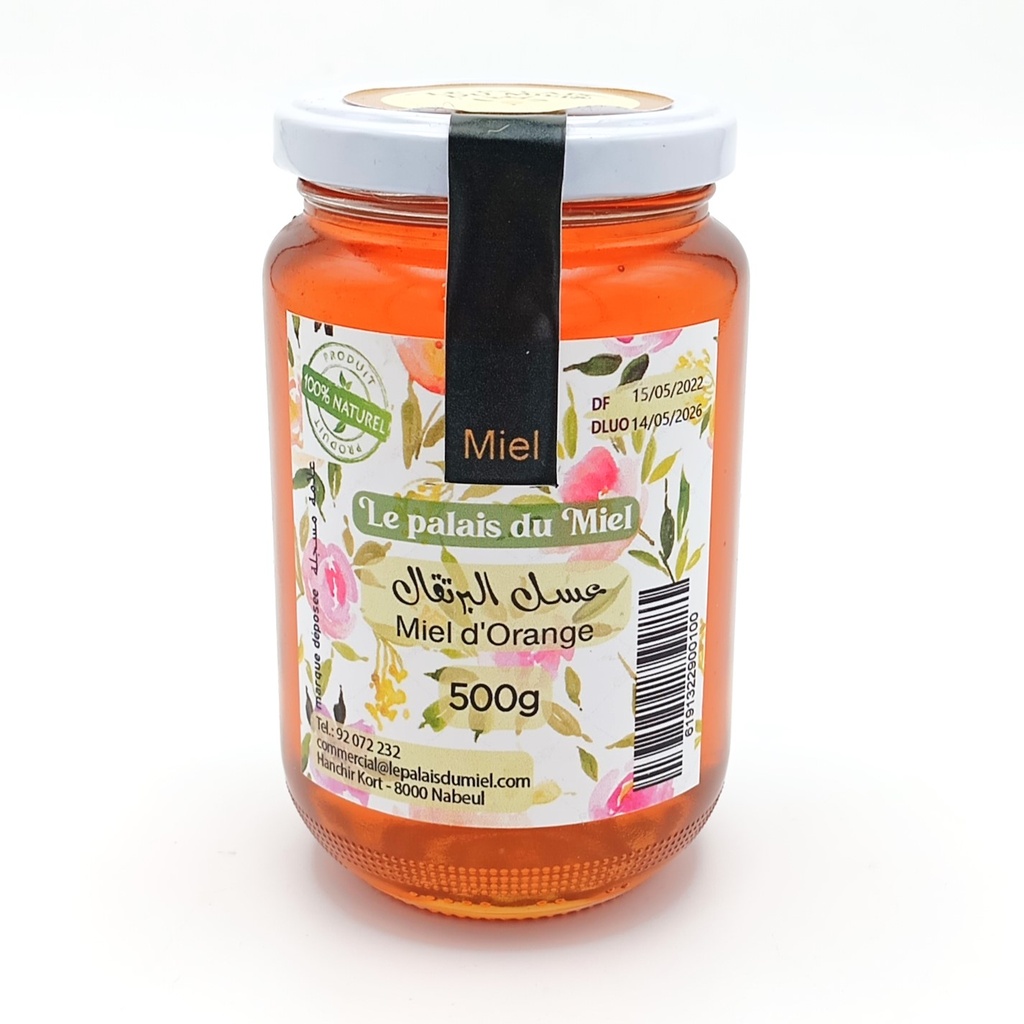 MIEL ORANGE 500G PALAIS DU MIEL