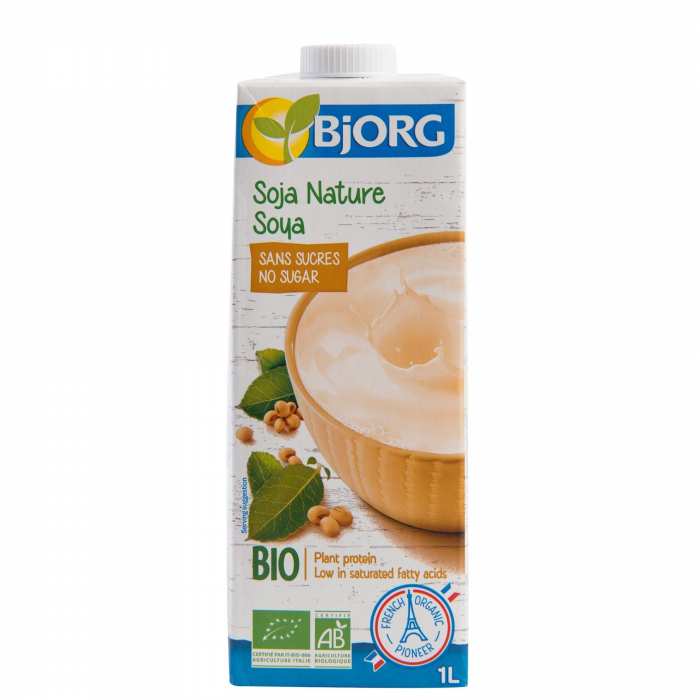 SOJA NATURE SANS SUCRE AJOUTE BIO - BJORG - 1 L