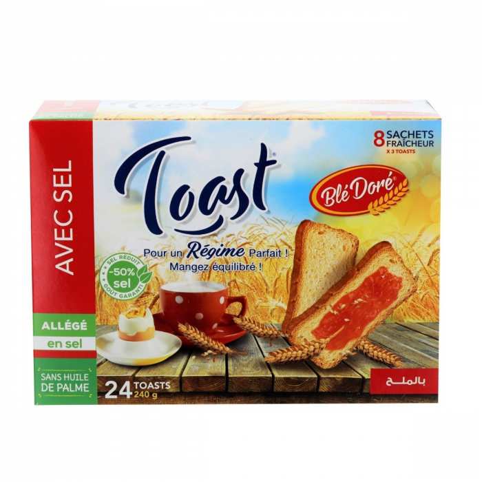 TOAST AU SEL 240G